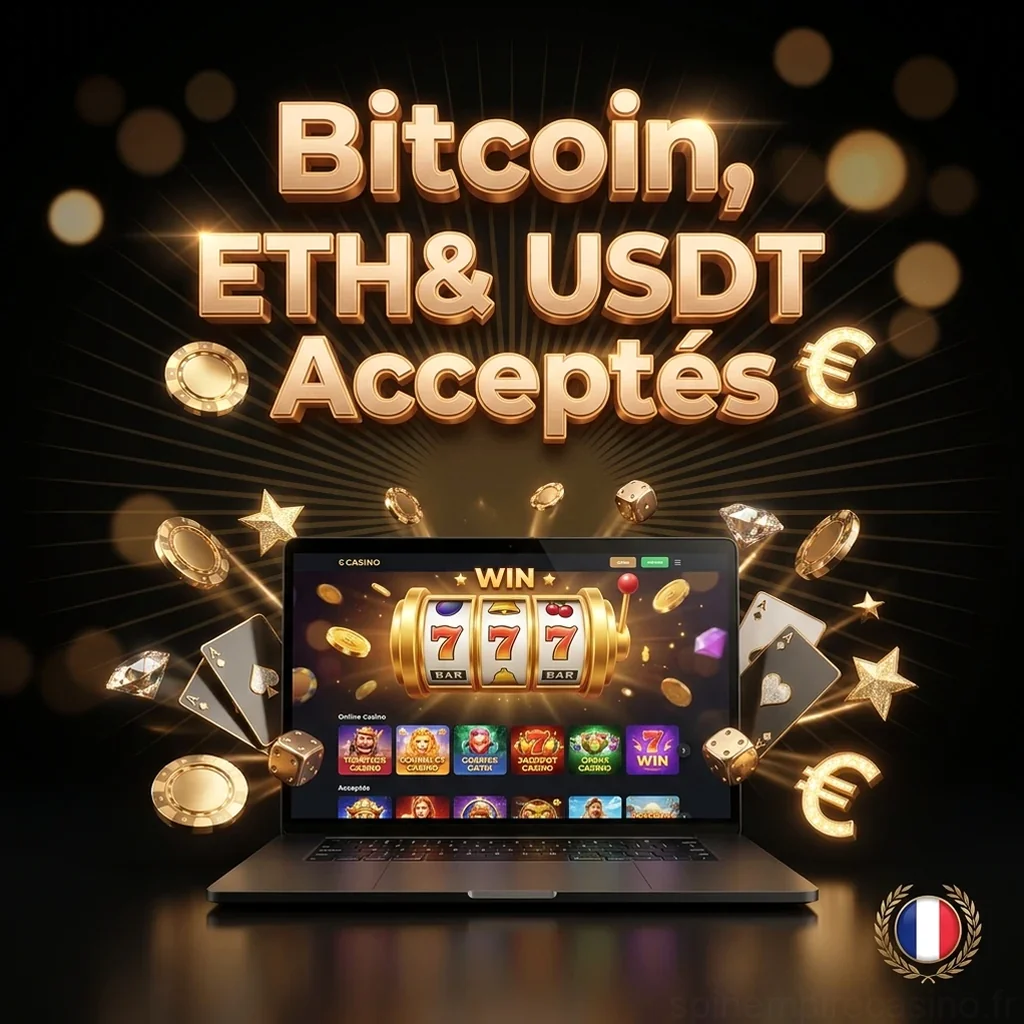 Bitcoin, ETH& USDT Acceptés